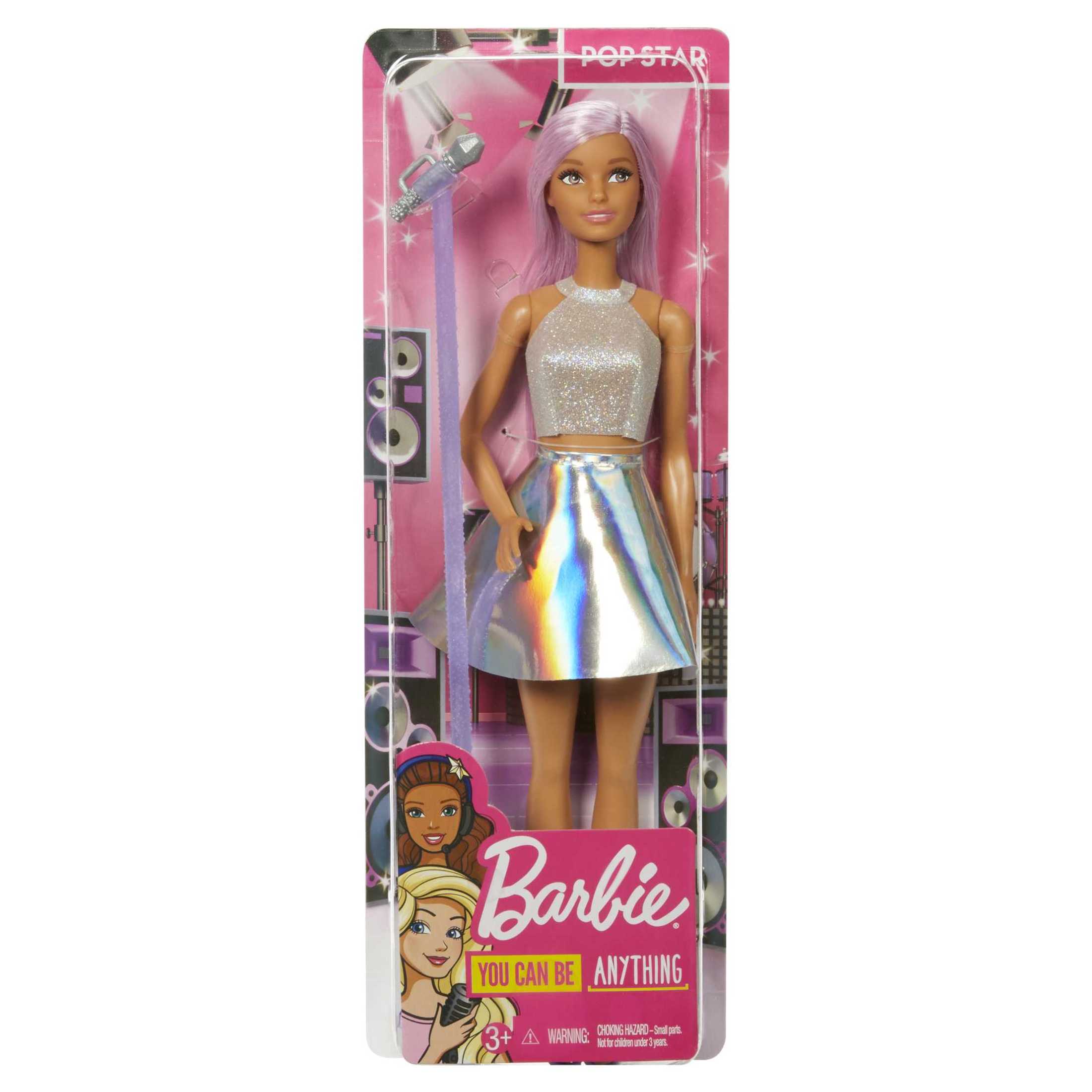 Barbie Pop Star Doll with Microphone and Pink Hair photo 6
