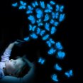 thumbnail image 3 of Calcomanías de pared de mariposas que brillan en la oscuridad, calcomanías de pared de mariposas luminosas brillantes, calcomanías de mariposas autoadhesivas extraíbles coloridas para la decoración, 3 of 5