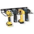 thumbnail image 2 of 1 Tier 4 Slot Tool Rack Tool Organizer Power Tool Storage Organizer Rack Wall Mounted Tool Rack for Cordless Drills and Power Tool Storage Rack Garage Storage and Organization of Electric Drills, 2 of 8