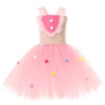 thumbnail image 6 of CUZIBR Easter Girls Tutu Dresses Outfits Sleeveless Spaghetti Strap Cartoon Bunny Egg Pattern High Waist Tiered Tulle Dress Headband Stage Performance Party Clothes Sets,Light Pink,2-3 Years, 6 of 8