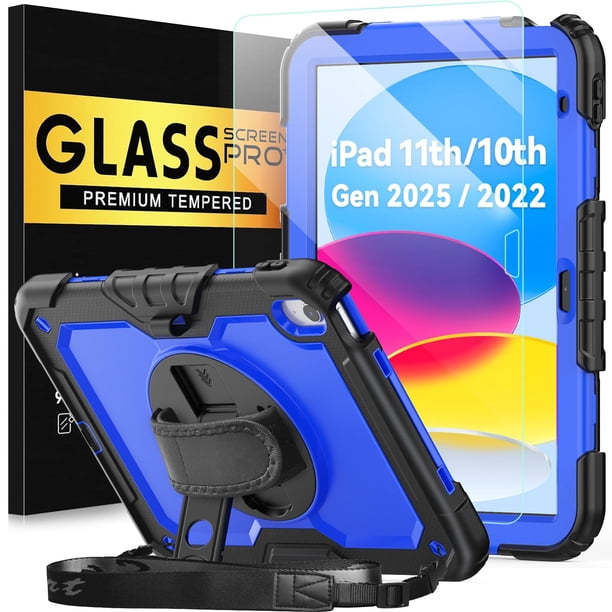 Funda Resistente BLOSOMEET para iPad 11ª/10ª Generación 11" Azul