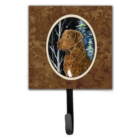 Caroline's Treasures Starry Night Chesapeake Bay Retriever Leash Holder and Wall Hook
