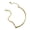Golden, variant on Knot Chain Bracelet Half Snake Chain Dainty Bracelet Love Knot Friendship Bracelet Gift for Women And Men