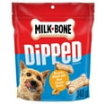 thumbnail image 1 of Milk-Bone Dipped Crunchy Biscuit Dog Treats, Peanut Butter, 1 of 8