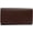 Brown, variant on Womens Large Capacity Genuine Leather RFID Blocking Cellphone Clutch Wallet Accordion Card Holder Organizer Purse Orange