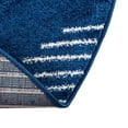 thumbnail image 7 of Unique Loom Kai Collection Area Rug - Warrior (6' Round Navy Blue/Ivory), 7 of 7