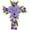 purple, variant on Easter Cross Wreath, Artificial Tulip Cross Sign Door Hanger Easter Cross Wreaths Tulip Door Wreath for Front Door Spring Decorations for Door Wall