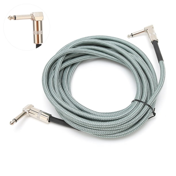 Cable de Audio de Guitarra de Guitarra Jorindo 6.35 mm 1 / 4in Cable de Conexión Musical de Instrumentos 6m / 19.7 Pies