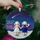 thumbnail image 4 of Seyotauo Sea Glass Friendship Heart Ornament Keepsake, Unique Round Sea Glass Christmas Tree Hanging Ornaments, Friendship Acrylic Decor for Home Office Christmas Tree Festive Ambiance Decorations, 4 of 8