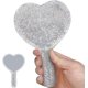 thumbnail image 1 of Espejo de bolsillo TUNC Sencillez Con asa en forma de corazón para mujer Blanco, 1 of 5