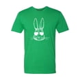 thumbnail image 2 of Go All Out Bunny Face With Sunglasses Deluxe Soft T-Shirt Mens/Women, 2 of 3