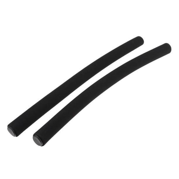 2 Unidades Puños de Manillar de Silicona, Clásicos para Reemplazo de Negro mate