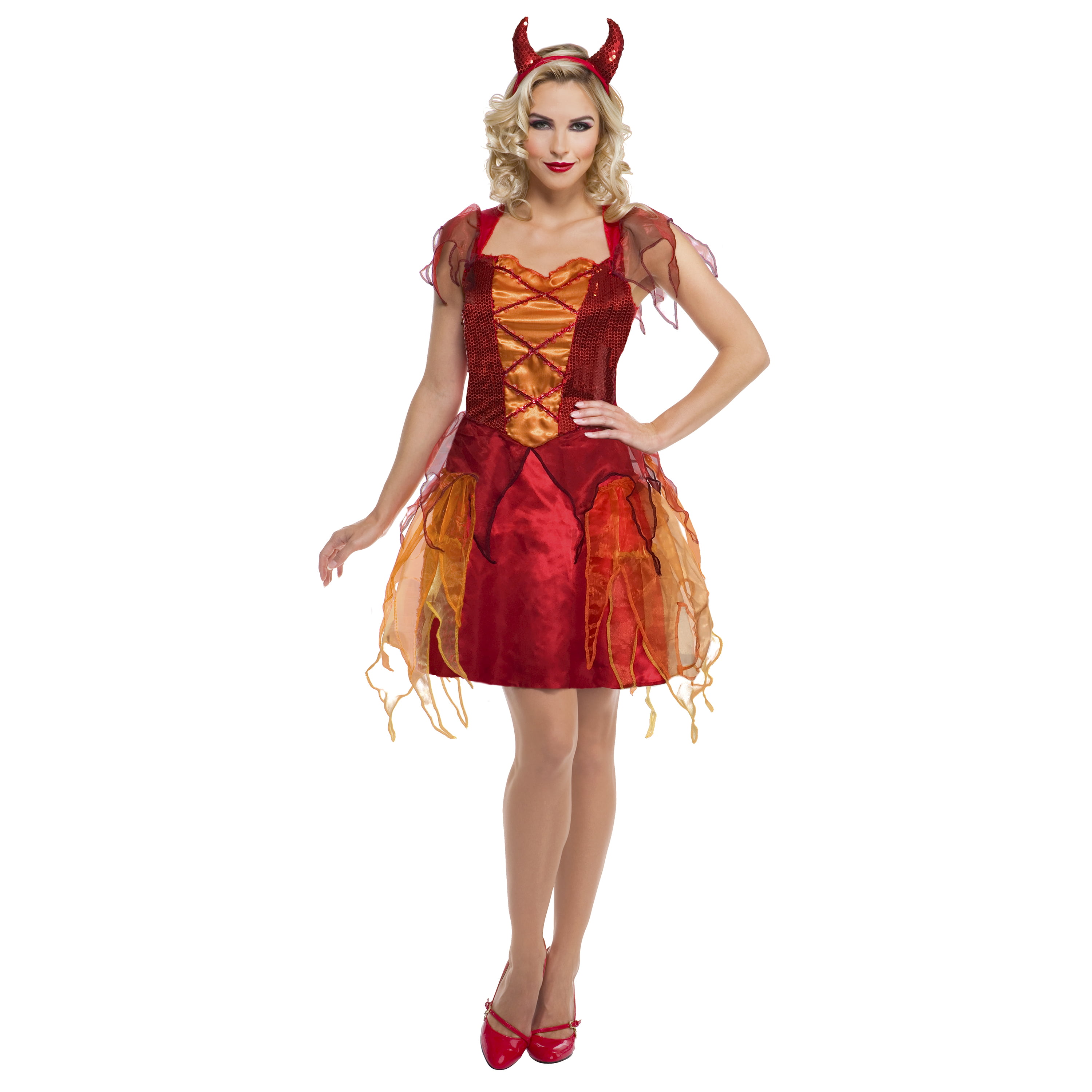 Girl Teen Woman Devil Halloween Costume Walm