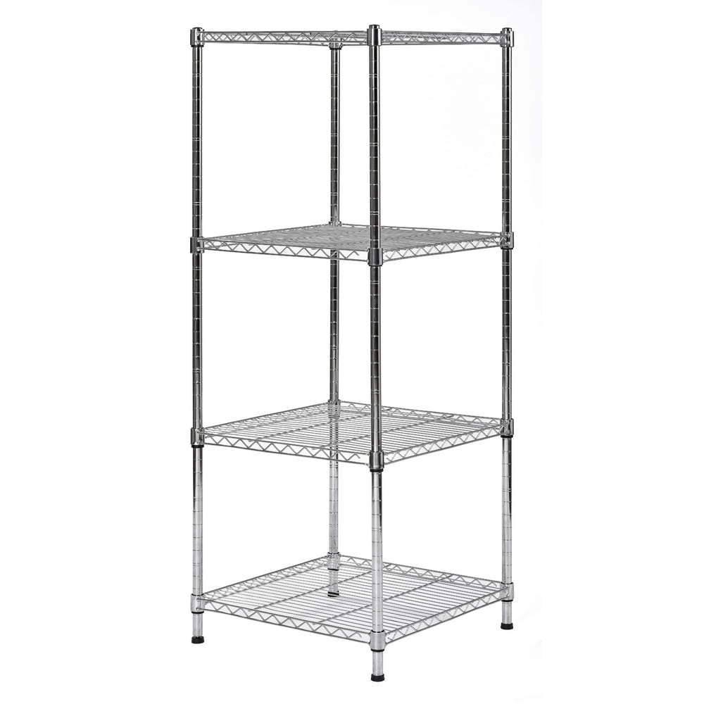 Muscle Rack 18"W x 18"D x 47"H 4Tier Slim Spacesaver Wire Shelving