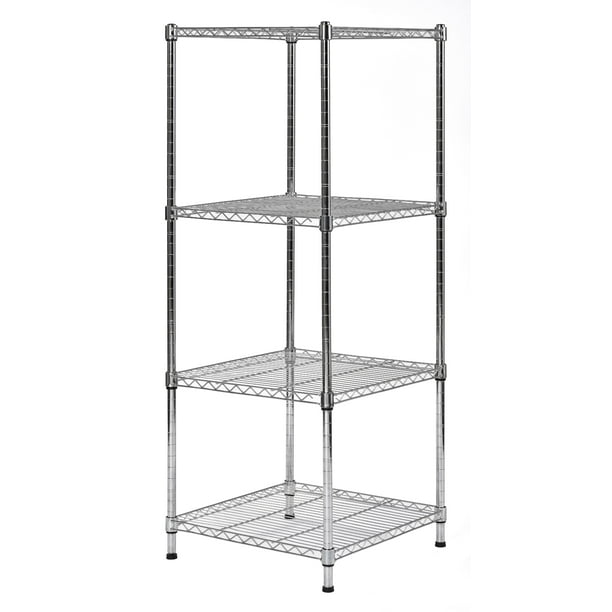 Muscle Rack 18"W x 18"D x 47"H 4Tier Slim Spacesaver Wire Shelving