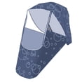 thumbnail image 2 of Cubierta de tela Oxford para cochecito, cubierta impermeable a prueba de viento, protector impermeable para viajes, cochecito de bebé individual, Azul, 2 of 9