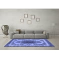 thumbnail image 3 of Ahgly Company Indoor Rectangle Oriental Blue Industrial Area Rugs, 3' x 5', 3 of 4