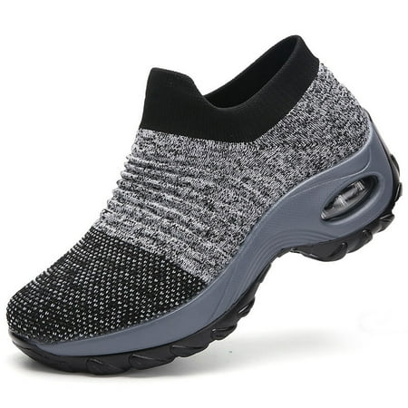 

Ablanczoom Womens Walking Shoes Comfortable Mesh Wedges Platform Running Sneakers