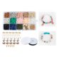 thumbnail image 3 of 15 de Arcilla Polimérica Planas de Rejilla, Pulseras Sueltas para Bricolaje, Fabricación para El Tobillo Sunnimix Cuentas espaciadoras de arcilla polimérica, 3 of 8