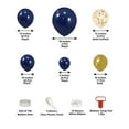 thumbnail image 3 of Efavormart 100 Pack Assorted Royal Blue Gold DIY Balloon Garland Kit, Latex Party Balloon Arch Decorations, 3 of 6