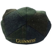 Guinness Tweed Patch Flat Cap Green