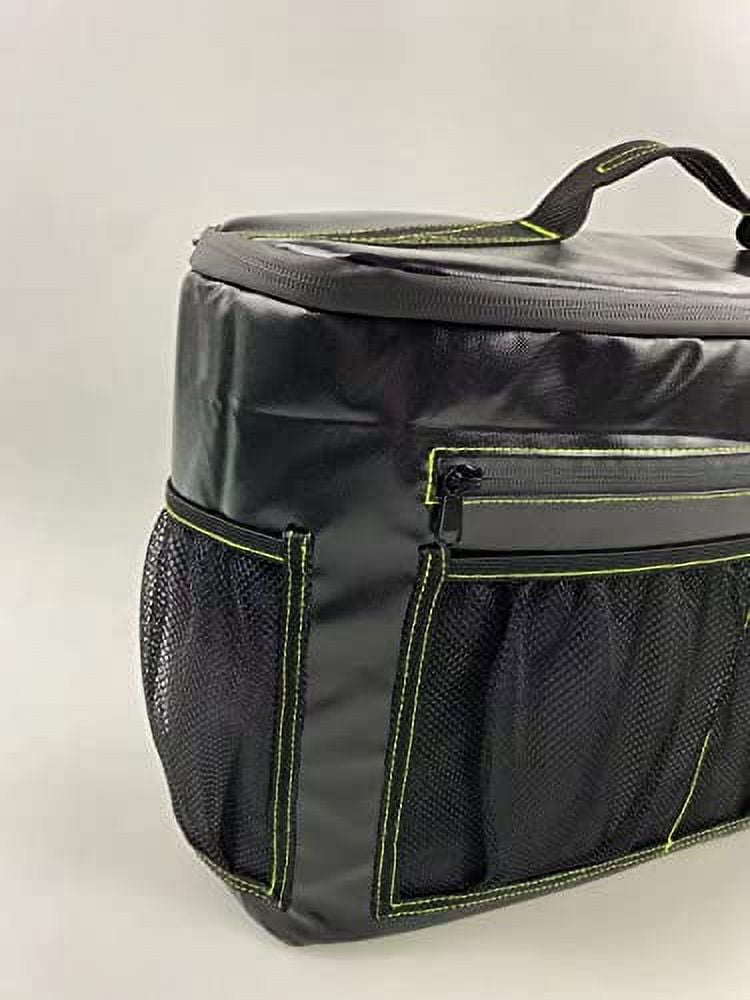 Skywin Kayak Cooler Behind Seat - Waterproof Kayak Seat Back Cooler for Kayaks - Compatible with Lawn-Chair Style Seats, Kayak Accessories Stores Drinks and Keeps Them Cool All Day Kayaking (Black)