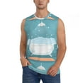 thumbnail image 2 of Picia Bathtub with Soap Bubbles mens Cotton Tank Undershirts , Moisture-wicking Ribbed Tanks, Lightweight Cotton Tank Undershirts-X-Large, 2 of 8