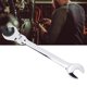 thumbnail image 3 of Llave De Tubo De Trinquete, Llave De Trinquete Ajustable De 180 Grados, Práctica Cabeza Flexible De 19 Mm Para Líneas De CA De Freno De Combustible, 3 of 7