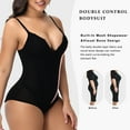 thumbnail image 4 of MANIFIQUE Corset Bodysuit Built in Bra - V Neck Bodysuits for Women Tummy Control Shapewear Concert Outfits Club Tops, 4 of 7