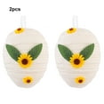 thumbnail image 5 of Youkk 2pieces Colorful Easter Eggs For Spring Home Decoration Featuring Classic Designs And Bright Colors White 10*10*13CM, 5 of 5