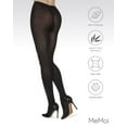 thumbnail image 6 of MeMoi Women's Ultra-Soft Bamboo Blend Basic Flat Knit Tights - Womens - Female, Medium/Large, Black, 6 of 10