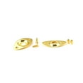 thumbnail image 1 of maskred Guitar Jacks Plate Elliptic Concave Small Pickups Socket Replacement Glossy Pickup Durable for Electric Guitars Golden, 1 of 1