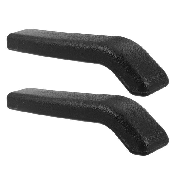 HEMOTON Durable Plastic Wheelchair Armrests Black AntiSlip Design for Easy Cleaning and Longevity 2 Pcs