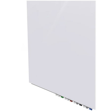 UPC: 0014935008567 | Ghent s Glass 4  x 4  Aria Low Porifle 1/4  Mag. Square Glassboard in White Back