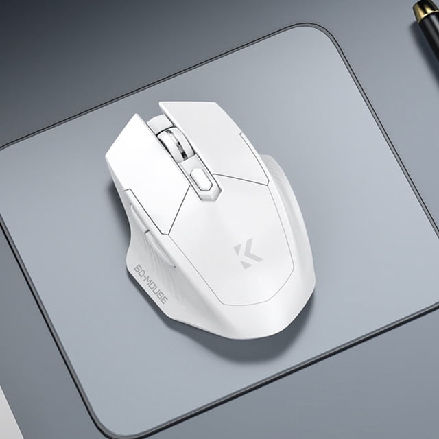 Wireless Gaming Mouse, Bluetooth & 2.4G Dual Mode, 1600 DPI Adjustable, Type-C Fast Charging, Silent Click, Portable Office Mouse, Multi-Device Connectivity, Ergonomic Design