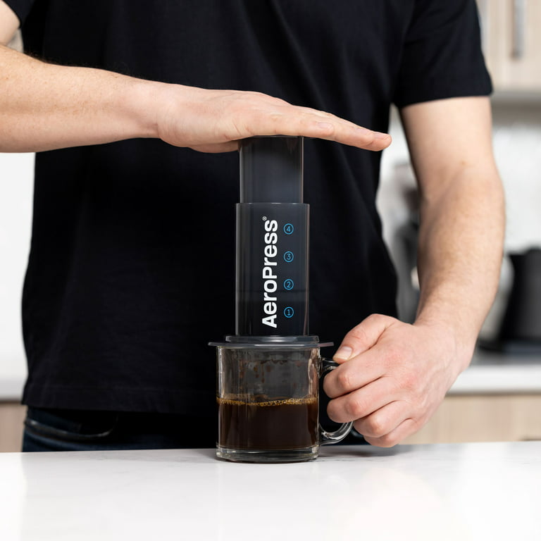AeroPress Go Coffee Maker, Stainless Steel Filter, & Flow Control Filt