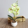 thumbnail image 3 of Potted Plant Creative Decorative Phalaenopsis Artificial Flower Silk Flower, 3 of 7
