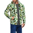 thumbnail image 2 of Naloa Green Avocado (2) Men’s Hoodies, Zip up Hoodie, Sweatshirts,Hoodies for Men Sizes S-3XL-X-Large, 2 of 5
