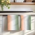 thumbnail image 7 of Orange Sage Green Ombre Kitchen Towels Set of 4, Abstract Aesthetics Modern Art Absorbent Dish Towels for Kitchen, Microfiber Hand Towel, Quick Drying Tea Towel for Cleaning Decorative Dishcloths, 7 of 7