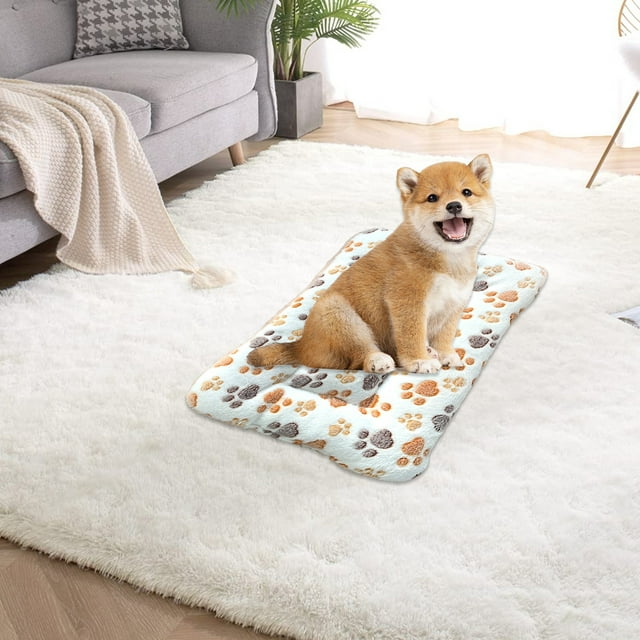 LSLJS Thickened Pet Litter Pet Mat Sleeping Mat Warm Wool Mat Sleeping Mat Comfortable Dog Sleeping Mat Warm Blanket Double-sided Dog Kennel Animal Blanket