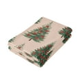 thumbnail image 7 of 2-Piece Polyester cotton Towel Set Absorbent Red Bow Christmas Tree Hand Towel Bath Towel Soft and Comfortable Machine Wash 28.3x14.4, 7 of 7