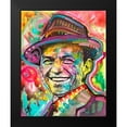 thumbnail image 2 of Dean Russo Collection 20x24 Black Modern Framed Museum Art Print Titled - Frank Sinatra IV, 2 of 5