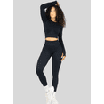 thumbnail image 2 of Set Deportivo Unitalla Mujer Gym Yoga o Casual Conjunto de Blusa y Leggins, 2 of 5