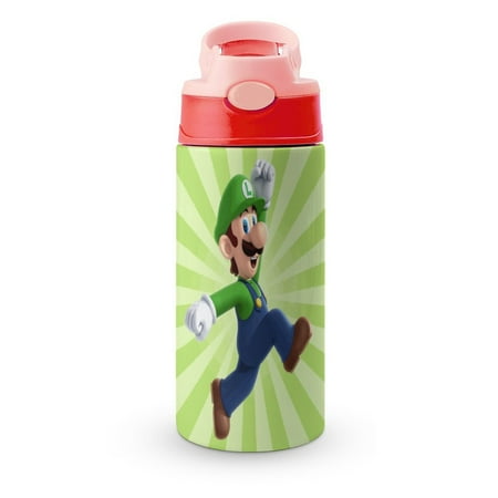 

Luigi s Mansion Portable Water Bottle Insulated Stainless Steel Water Cup With Straw for Travel School Outdoor