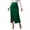 Green, variant on Women's High Waist Elegant Satin Maxi Skirt with Side Slit - French Draped Casual Formal Midi Skirt for Party Office Events,Green S