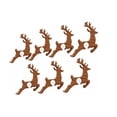 thumbnail image 2 of Illuminated Wooden Reindeer Sleigh Wall Decor,Lighted Reindeer Christmas Art,Warm LED Glow with Remote Control,Easy Peel and Stick Installation,Great for Living Room Bedroom Hallway, 2 of 9