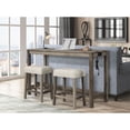 thumbnail image 5 of Best Master Furniture Yosef 24" Wood Counter Stool in Charcoal (Set of 2), 5 of 5