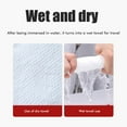 thumbnail image 4 of 100Pcs One Time Compressed Towel Portable Travel Cotton Face Towel Outdoor Makeup Moistened Tissues, 4 of 6