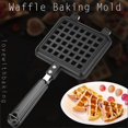 thumbnail image 2 of Non-Stick Waffle Maker Pan, Stove Top Waffle Iron Maker Machine Long Handle, 2 of 4