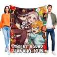 thumbnail image 1 of Hanako-kun anti-pilling, suave, ligera, esponjosa y acogedora de lujo para hogar y cocina – Perfecta para niños y adultos,150X200cm, 1 of 6